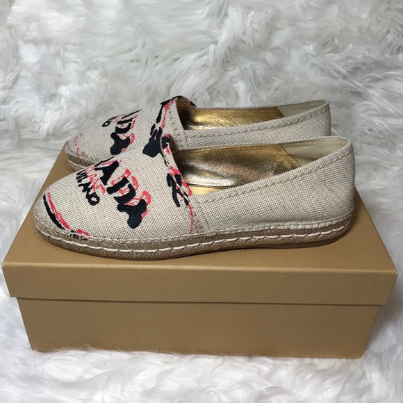 Prada Embroidered Logo Canvas Espadrille Flats - Picture 9 of 12